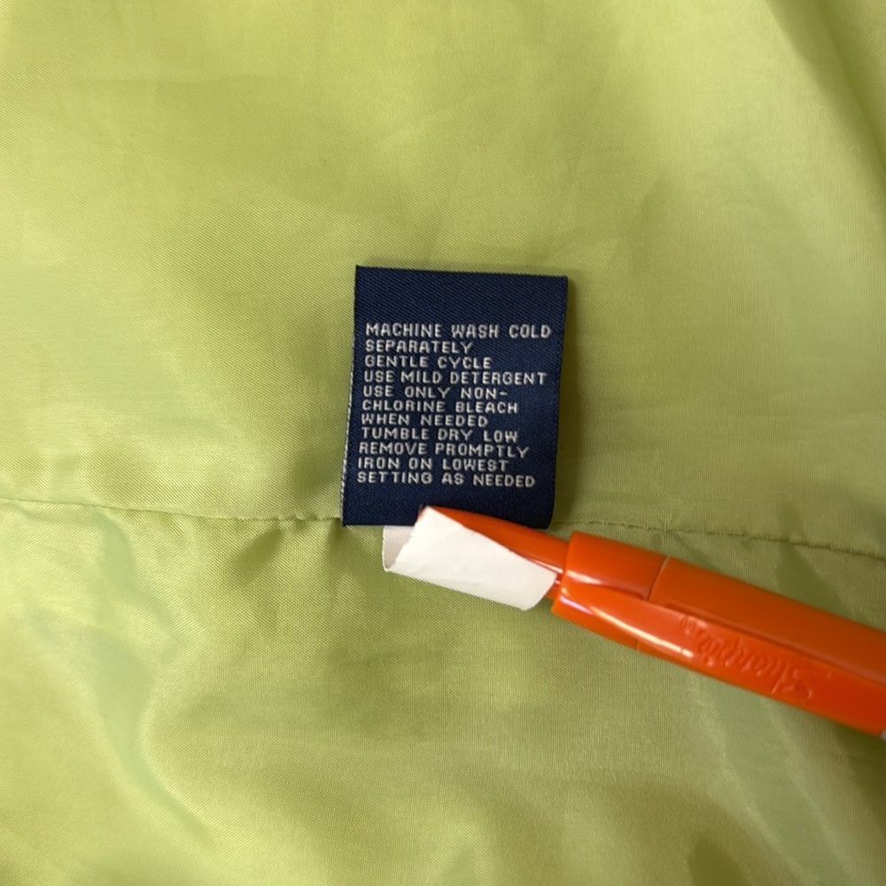 Mackintosh New England Cotton-blend Poplin Jacket | size 1X | Bright Green | EUC - Picture 13 of 14